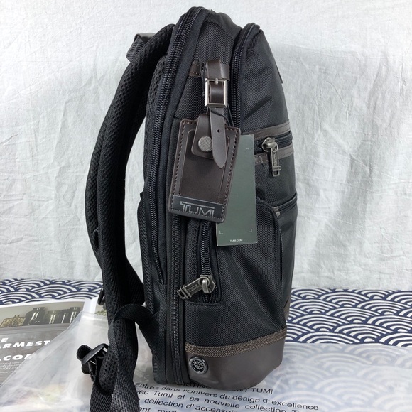 Tumi Mens Backpack Alpha 3 Ballistic Nylon Large Capacity Backpack - Picture 5 of 6